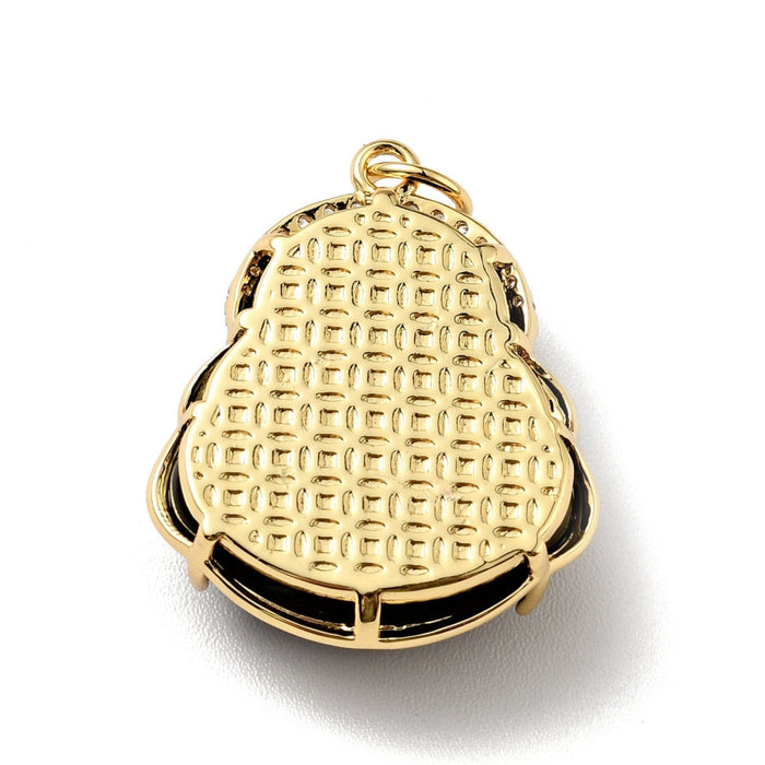 Dyed Jade Buddha Pendant, 5 Pieces in a Pack