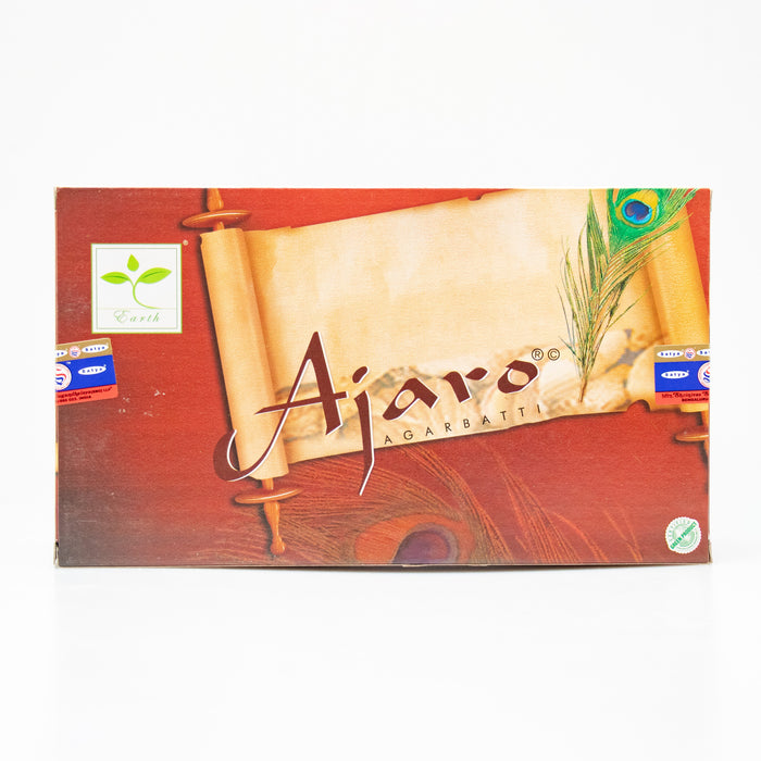 Satya Ajaro Agarbatti, Incense Sticks, 15 grams in one Pack, 12 Pack Box