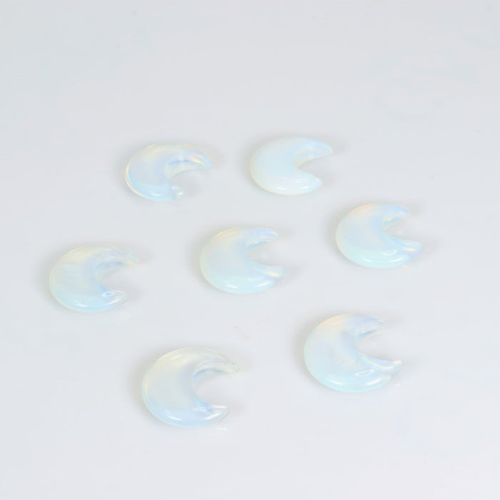 Opalite Moons, 30mm, 10 Pieces in a Pack, #011