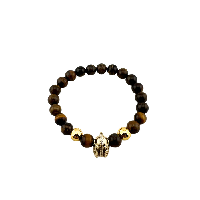 Tiger Eye Bracelet, 8mm, 5 Pieces in a Pack