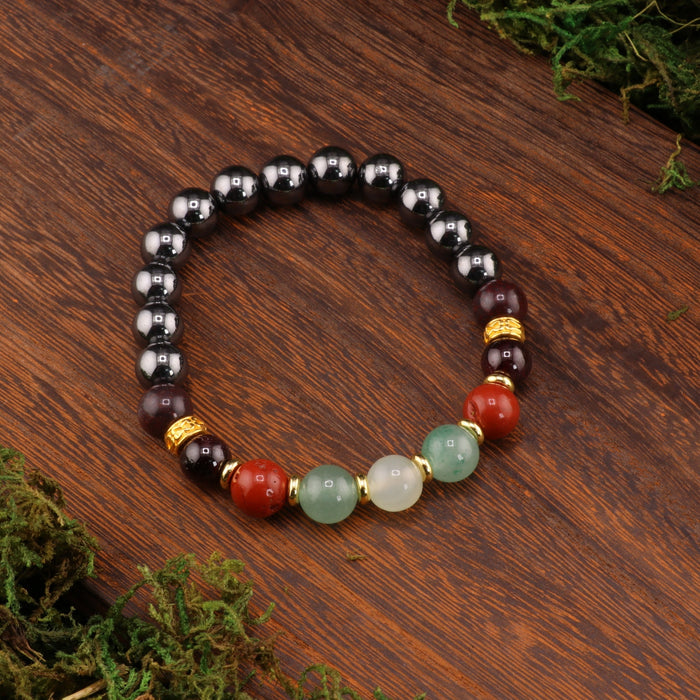 Aries Zodiac - Natural Gemstone Bracelets, 10 Pieces in a Pack