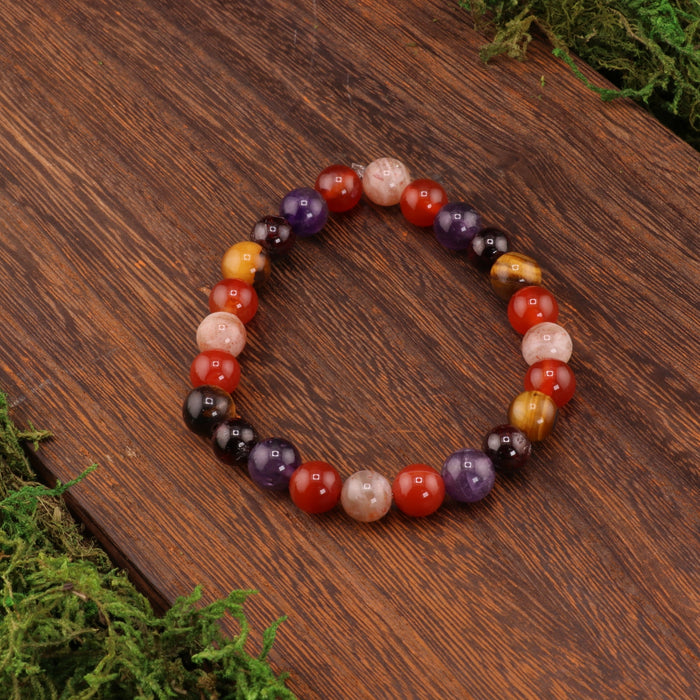 Leo Zodiac - Natural Gemstone Bracelets, 10 Pieces in a Pack