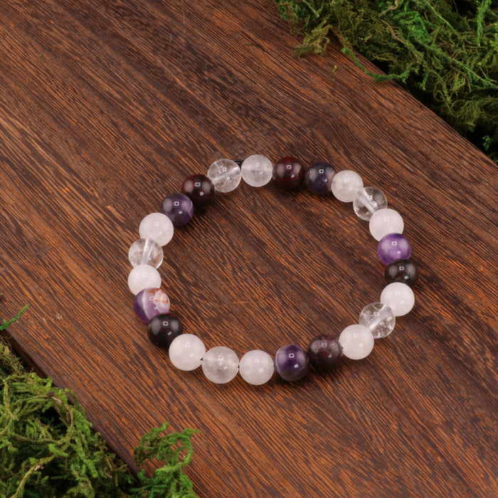 Pisces Zodiac - Natural Gemstone Bracelets, 10 Pieces in a Pack