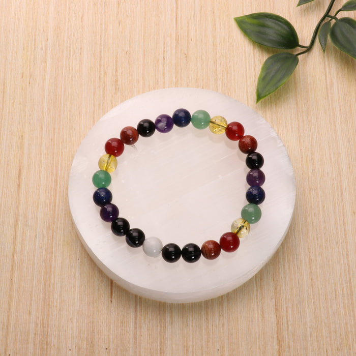 Gay - LGBTQ Natural Gemstone Bracelets, 10 Pieces in a Pack