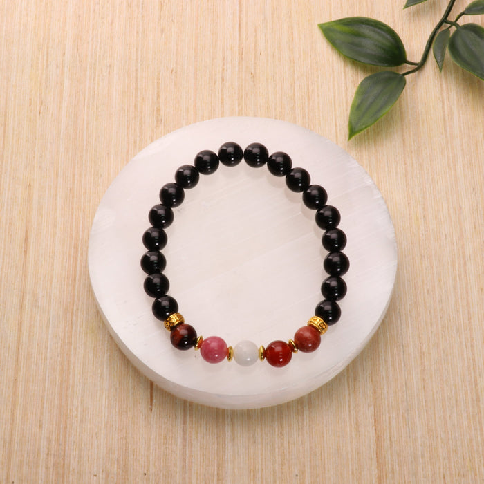 Lesbian - LGBTQ Natural Gemstone Bracelets, 10 Pieces in a Pack