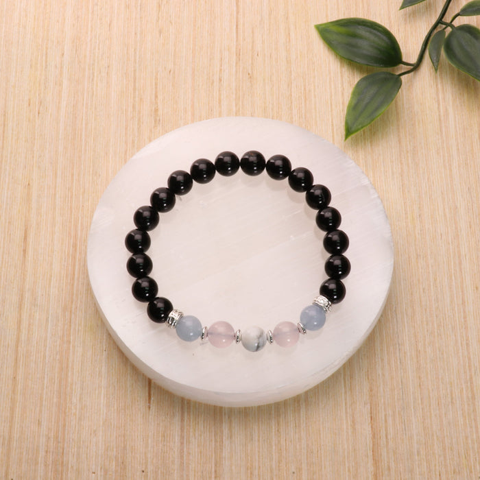 Transgender - LGBTQ Natural Gemstone Bracelets, 10 Pieces in a Pack