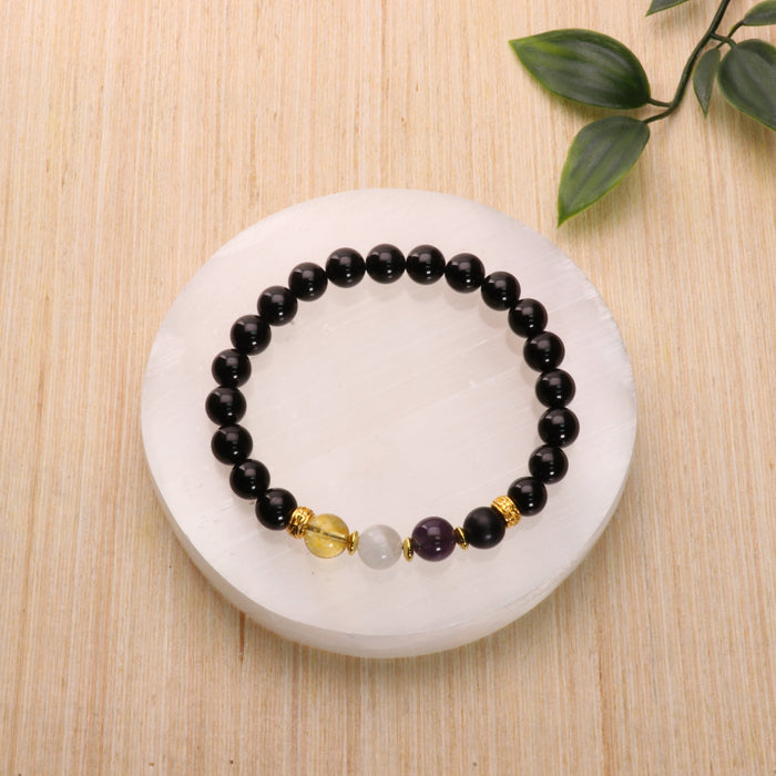 Non-Binary - LGBTQ Natural Gemstone Bracelets, 10 Pieces in a Pack