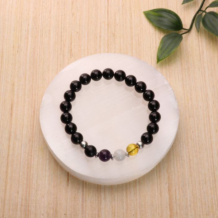 Non-Binary - LGBTQ Natural Gemstone Bracelets, 10 Pieces in a Pack