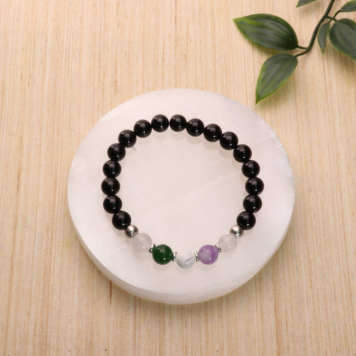 Gender Queer - LGBTQ Natural Gemstone Bracelets, 10 Pieces in a Pack