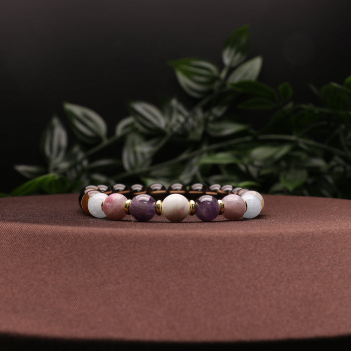 Anxiety Intention - Natural Gemstone Bracelets, 10 Pieces in a Pack