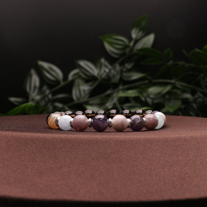 Anxiety Intention - Natural Gemstone Bracelets, 10 Pieces in a Pack