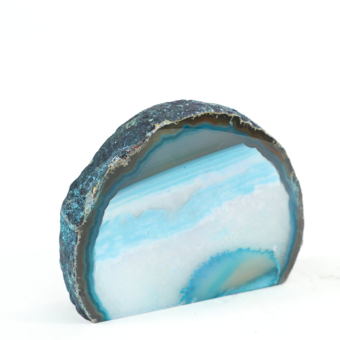 Agate end  with Cut Base, 300-400gr, 1 Piece #004