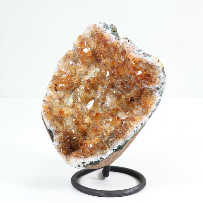 Natural Citrine Cluster on Metal Stand, 1 Piece, 2500-3000 Gr, #024