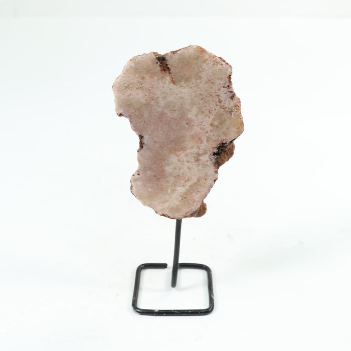 Natural Pink Amethyst  Polished on Metal Stand, 0-250 Gr, #008