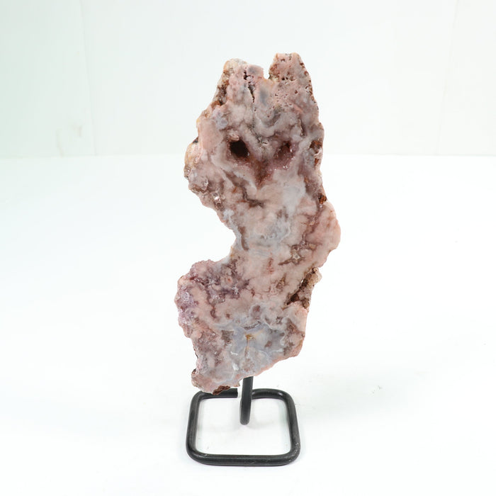 Natural Pink Amethyst  Polished on Metal Stand, 250-500 Gr, #009