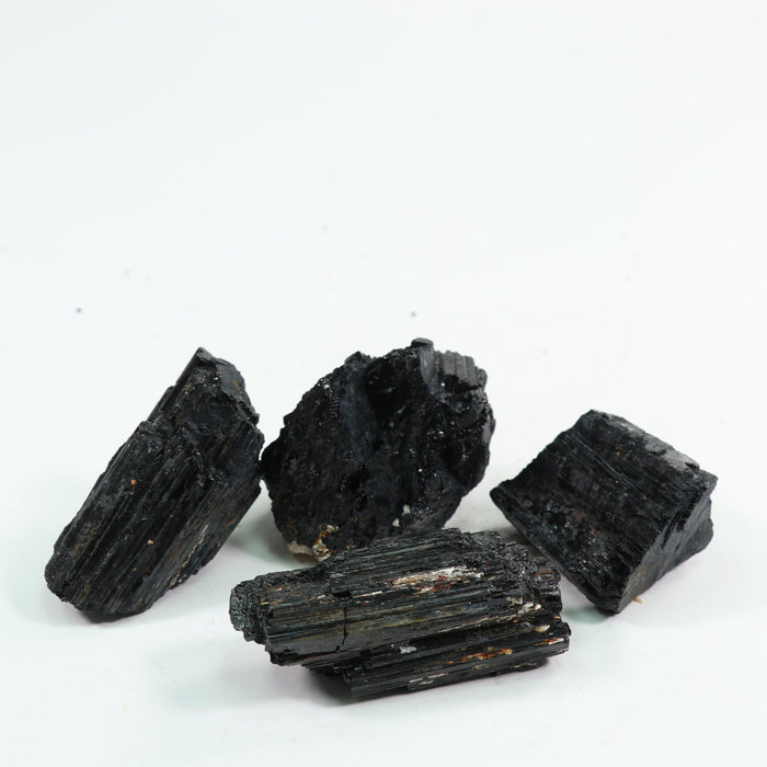 Black Tourmaline Cluster Natural Form-No Stand, 1 Piece, 0-250 Gr, #046