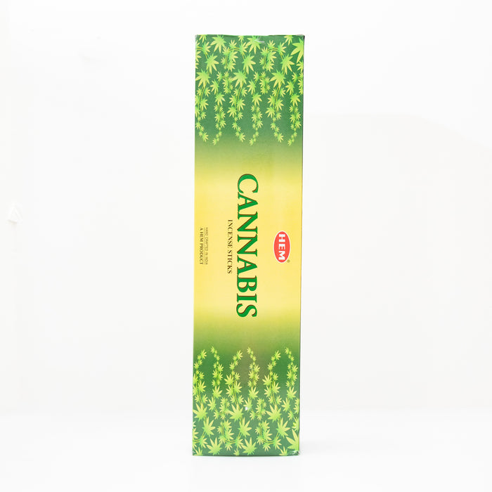 Hem Cannabis, Jumbo Incense Sticks, 16", 6 Pack Box