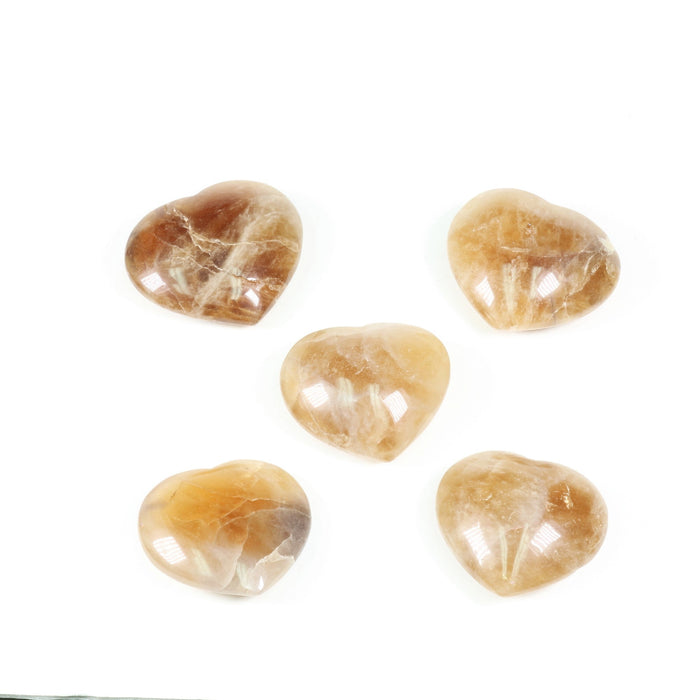 Citrine Heart Shaped,  ~5" Inch, 500-750 gr, 1 Piece #022