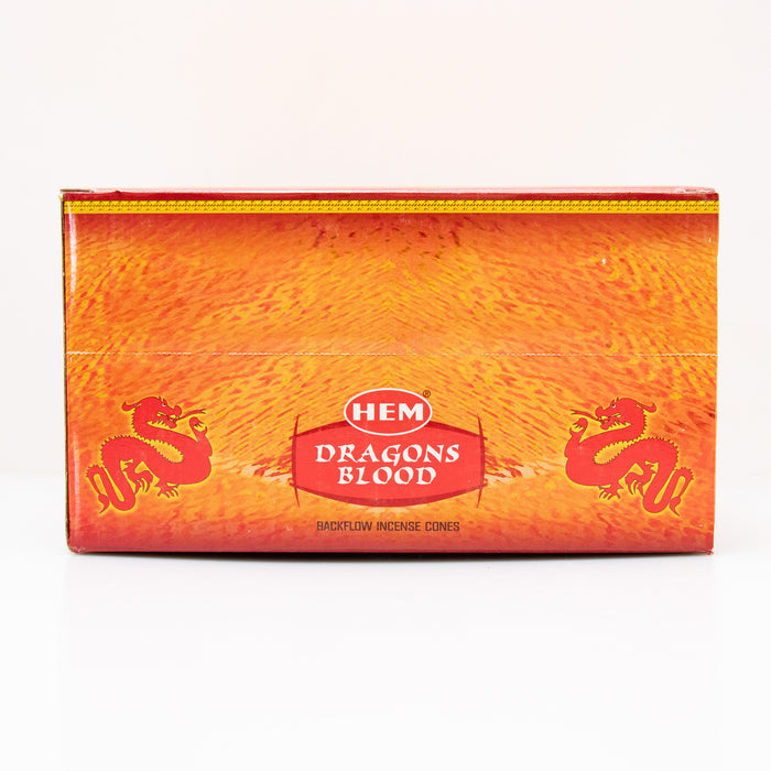HEM Dragon's Blood, Backflow Cones, 12 Pack  (40 cones each pack), 480 Cones
