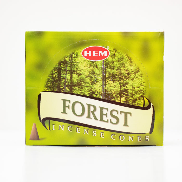 Hem Forest, Incense Cone, 24 grams in one Pack, 12 Pack Box