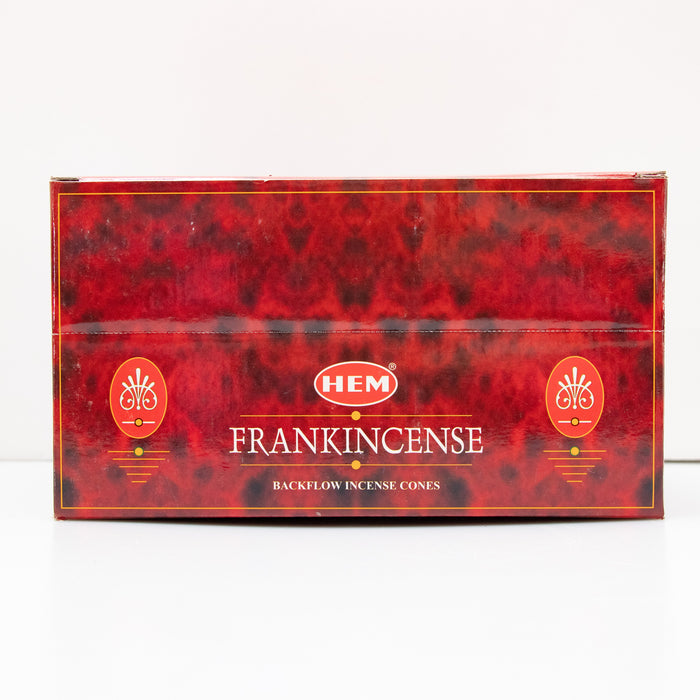 HEM Frankincense, Backflow Cones, 12 Pack  (40 cones each pack), 480 Cones