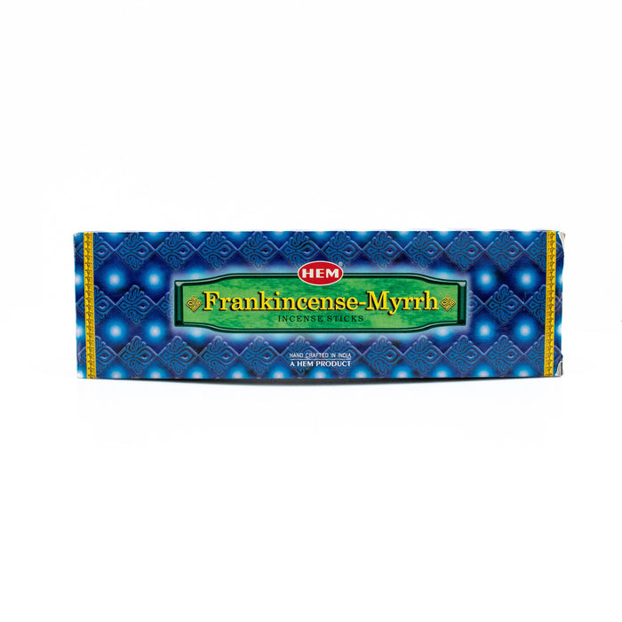 Hem Frankincense Myrrh, Incense Sticks, 8 Stick, 18 grams in one Pack, 25 Pack Box