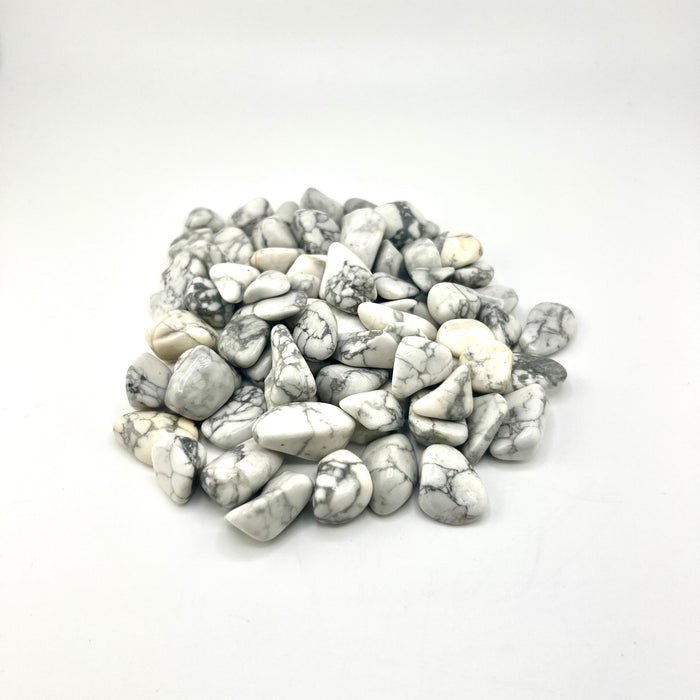 Howlite Tumbled Stone, 2-3cm, 1 Lb