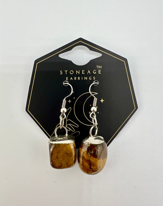 Tiger Eye Earrings, 5 Pair