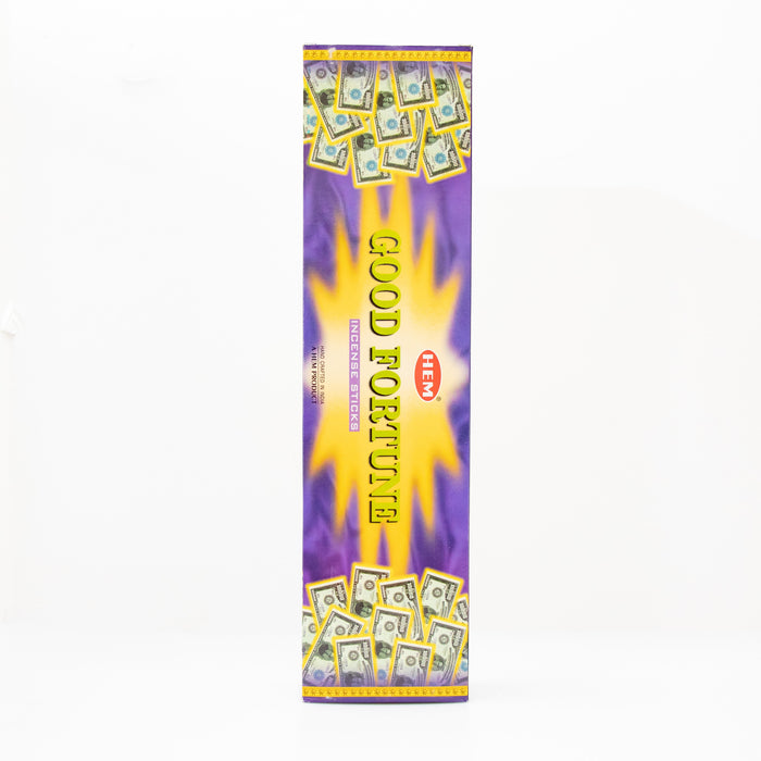 Hem Good Fortune, Jumbo Incense Sticks, 16", 6 Pack Box