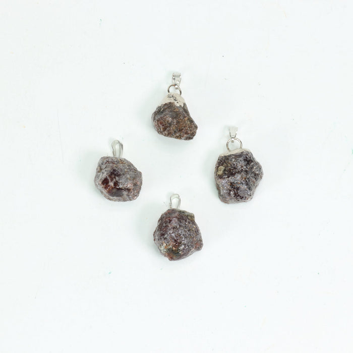 Garnet, Small Size, Mixed Shape Pendants, 5 Pieces in a Pack, #078