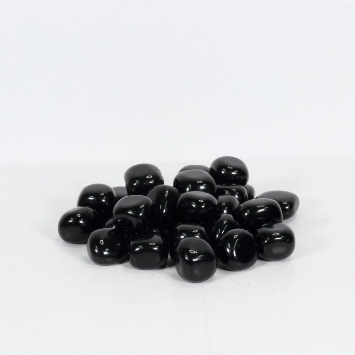 Obsidian Tumbled Stone, 2-3cm, 1 Lb