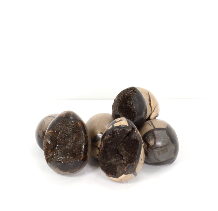 Septarian Dragon Egg, 4" x 3" Inch, Medium Size, 1 Piece  #002