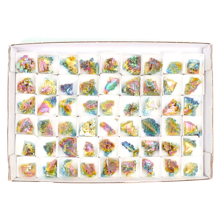 Rough Bismuth Flat Box, Extra Quality, Large, 1 Flat, 0/50 gr