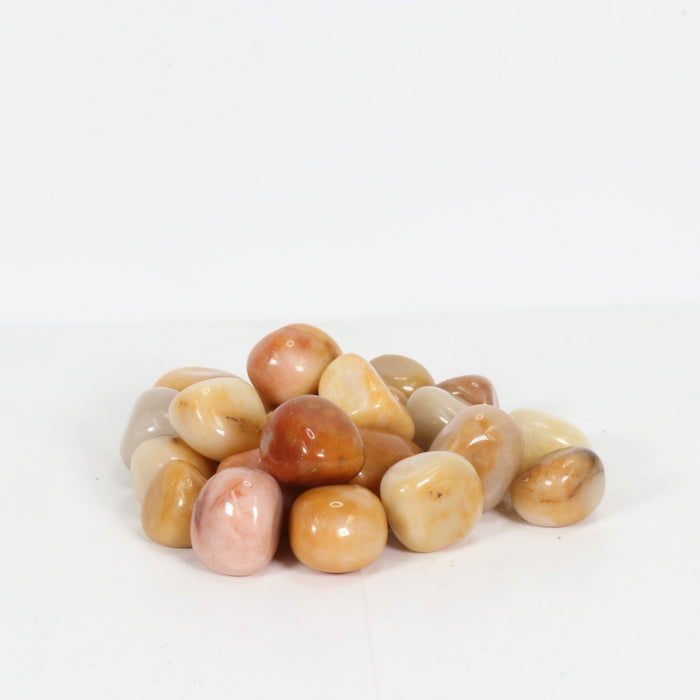 Yellow Jade Tumbled Stone, 2-3cm, 1 Lb