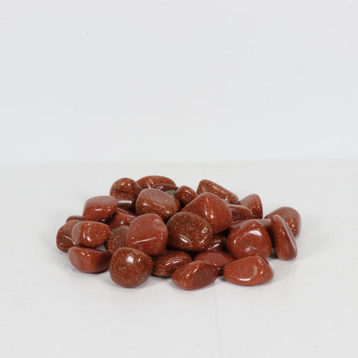 Red Gold Stone Tumbled Stone, 2-3cm, 1 Lb