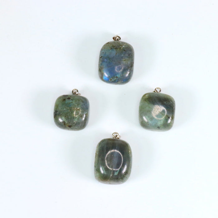 Labradorite Mixed Shape Pendants, 5 Pieces in a Pack, #066