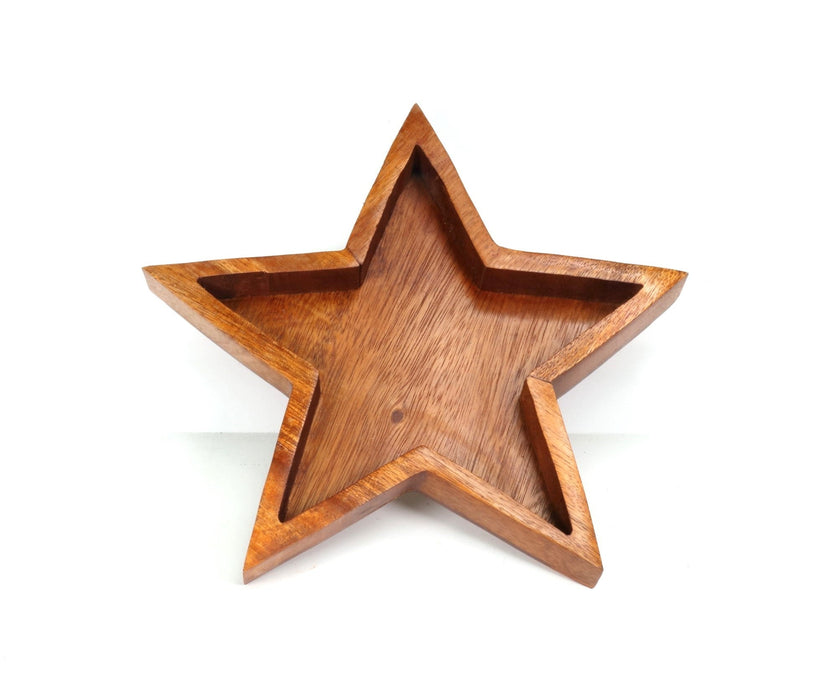 Star Wood Bowl,  11" Inch