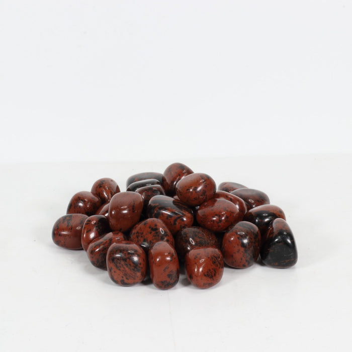 Mahogany Obsidian Tumbled Stone, 2-3cm, 1 Lb