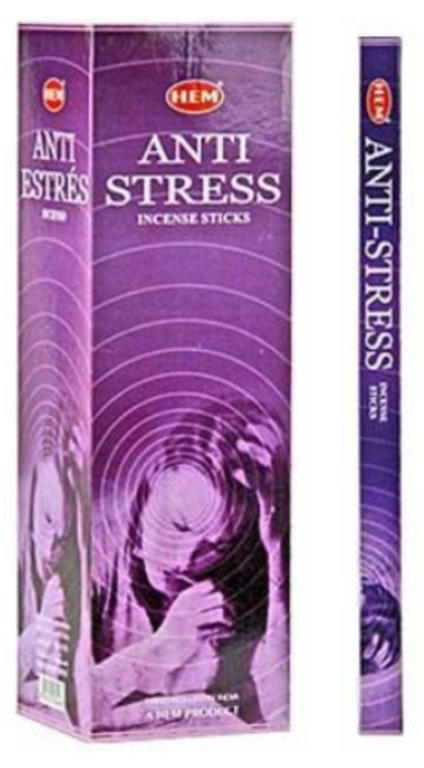 Hem Anti Stress, Incense Sticks, 8 Stick, 18 grams in one Pack, 25 Pack Box