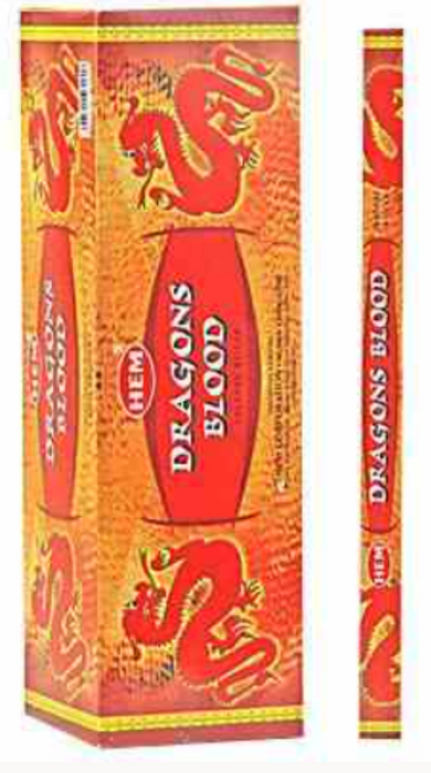 Hem Dragon Blood, Incense Sticks, 8 Stick, 18 grams in one Pack, 25 Pack Box