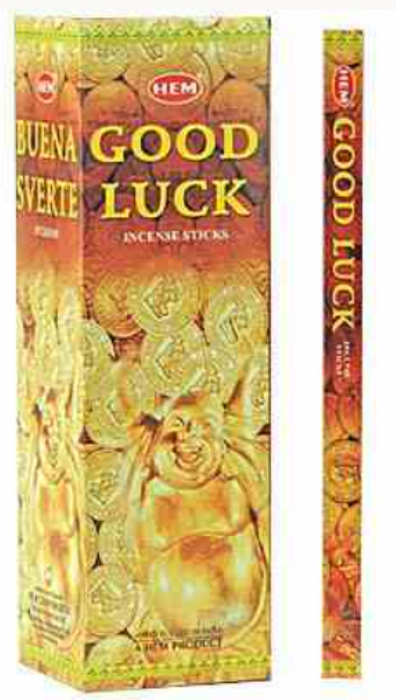 Hem Good Luck, Incense Sticks, 8 Stick, 18 grams in one Pack, 25 Pack Box