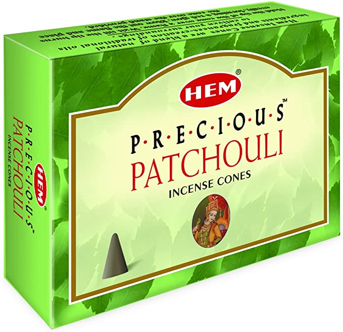 Hem Precious Patchouli, Incense Cone, 24 grams in one Pack, 12 Pack Box