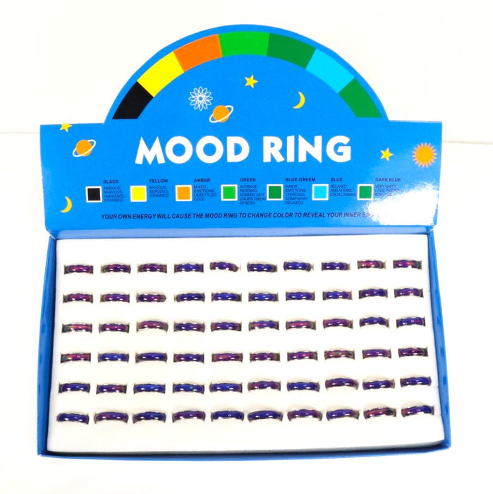 Mood Shaped Ring, Standard Size, Mix Pack (US Size 5.5 to 8.75), 100 Pieces in a Pack, #0046