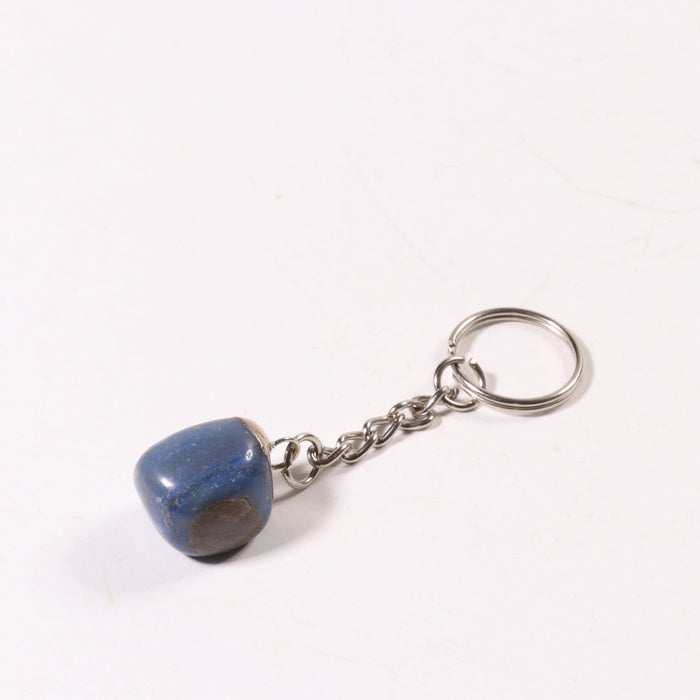 Blue Aventurine Mixed Shape Key Chain, 10 Pieces in a Pack, #058