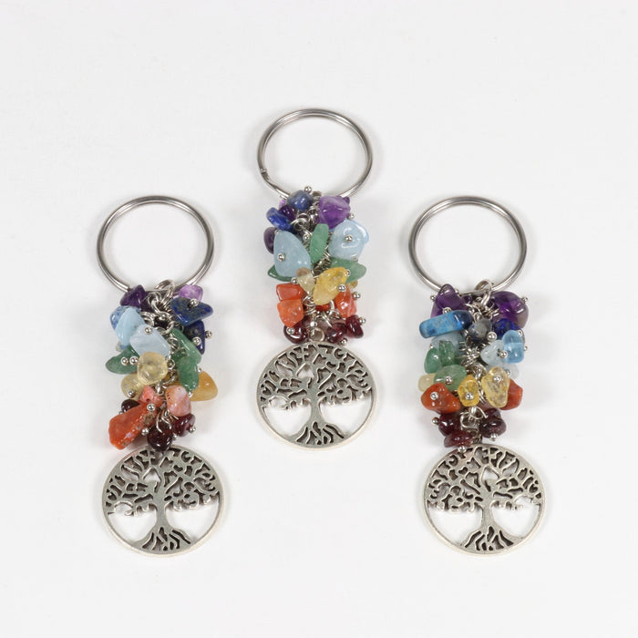 Tree of Life Chakra Key Chain, 10 Pieces in a Pack, #006