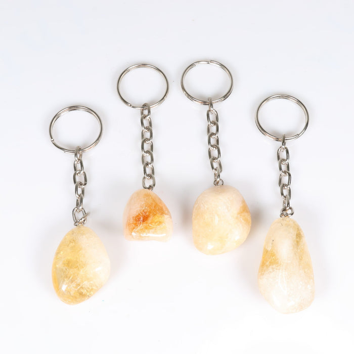 Citrine Key Chain, 10 Pieces in a Pack, #005