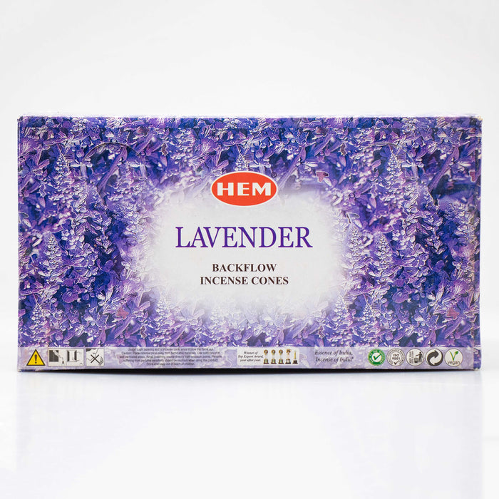HEM Lavender Backflow Cones , 12 Pack  (40 cones each pack), 480 Cones