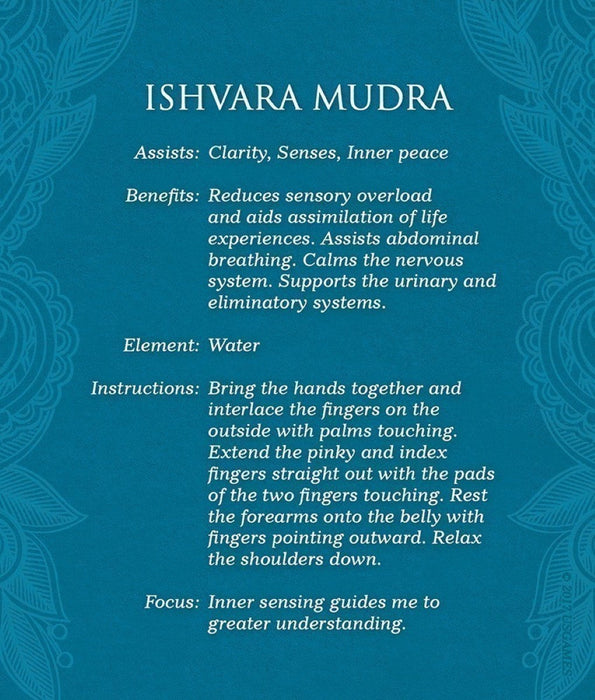 Mudras For Awakening The Five Elements Deck & Book Set