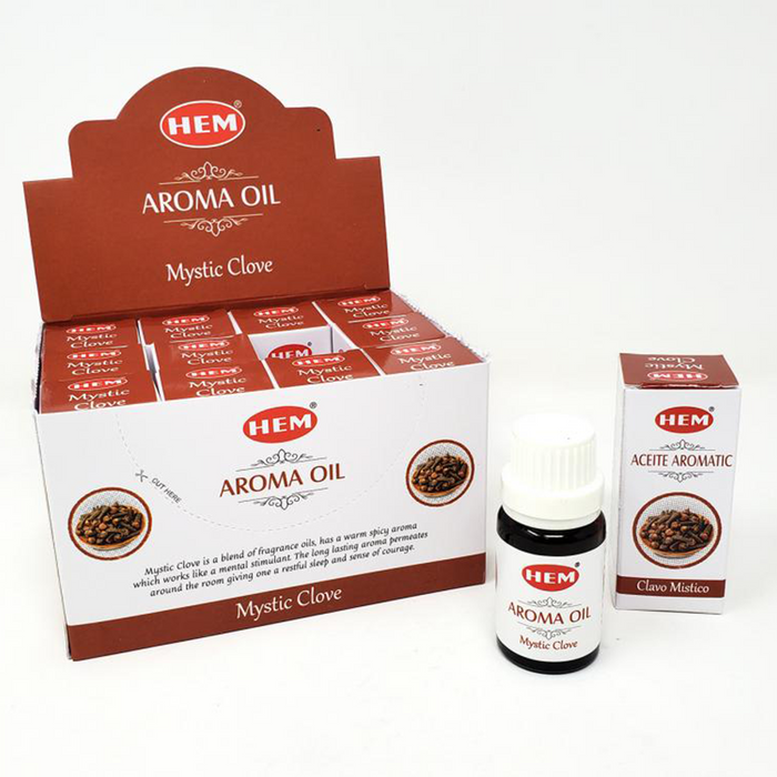 Hem Mystic Clove Aroma Oil, 12 packs of 10 ml