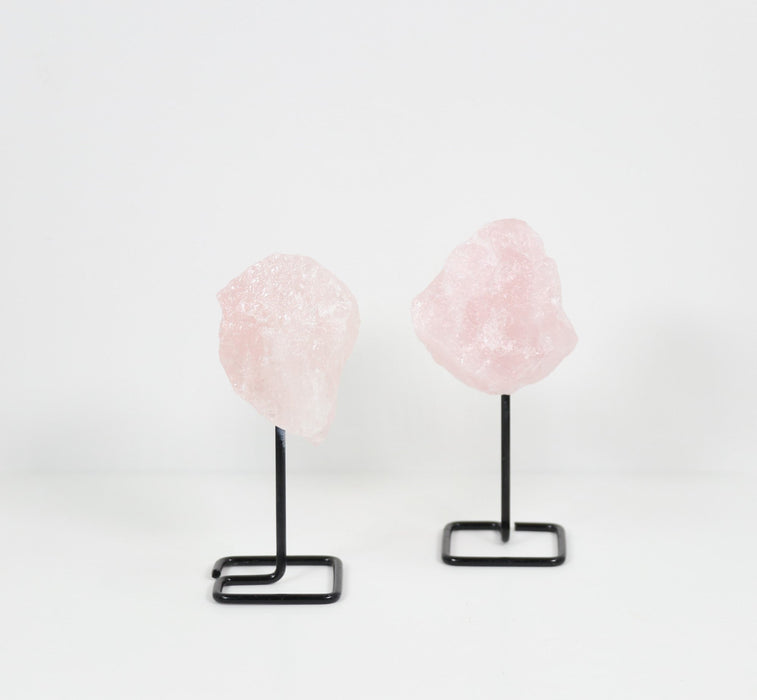 Rose Quartz Natural Mini Pin, 3"-5" Inch, 0-200gr, 10 Pieces in a Pack